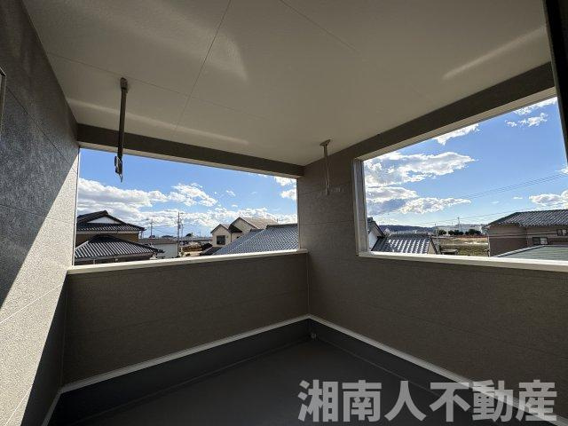 平塚市岡崎　新築戸建のバルコニー|広々としたバルコニーです