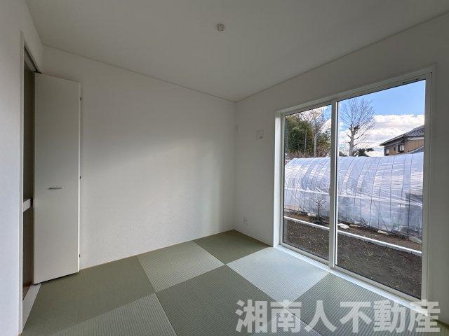 平塚市岡崎　新築戸建の和室|落ち着いた雰囲気の和室付きです