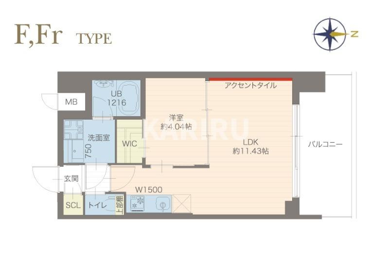 プレジオ城東の間取り