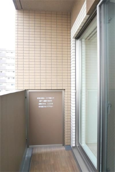 ジェノヴィア新御徒町スカイガーデンのバルコニー