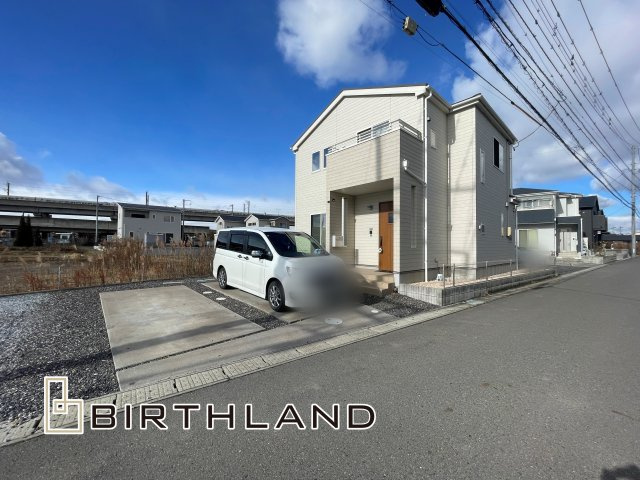 中古戸建・中古住宅　郡山市富久山町福原塩島　行健小・行健中の外観|陽当たり良好なオール電化住宅です！