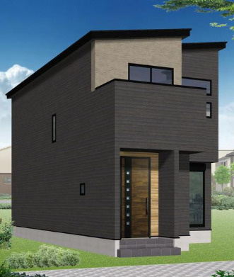 【外観パース】 | 加古川市第１加古川町河原（全１）新築