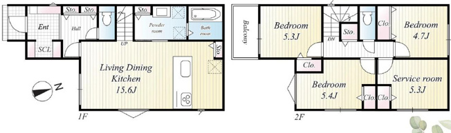 【間取り】 | 加古川市第１加古川町河原（全１）新築 | ４LDK＋SICです。