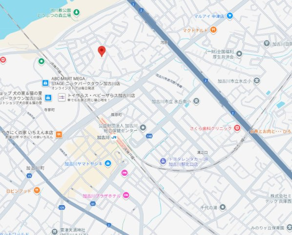 【地図】 | 加古川市第１加古川町河原（全１）新築