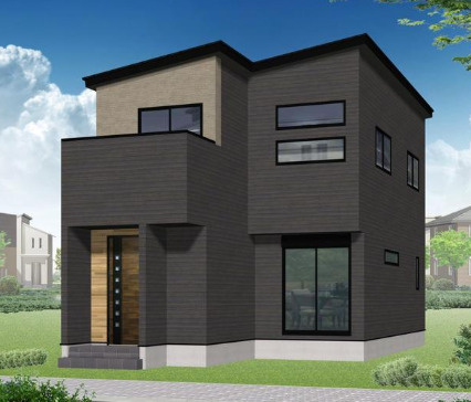 【外観パース】 | 加古川市第１加古川町河原（全１）新築