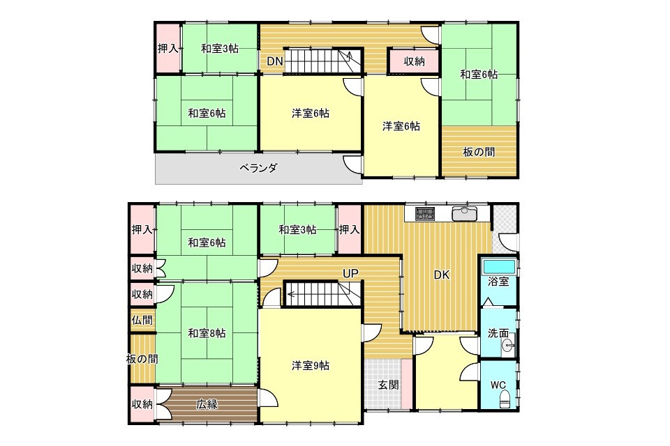 中古住宅　御望の間取り