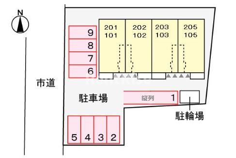 プリムローズの駐車場|駐車場