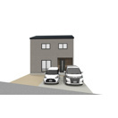 高知市福井町E号地　新築一戸建ての外観|シンプルでスタイリッシュな外観デザイン。耐久性と断熱性を兼ね備えた建物仕様で、快適に長く暮らせます