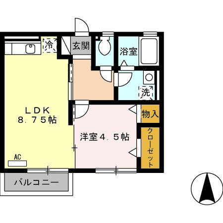 モナリエローザの間取り
