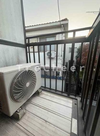 西日暮里駅前ハイツのバルコニー