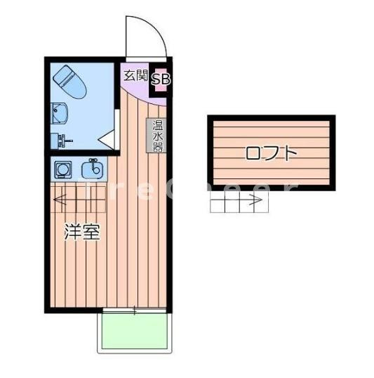 西日暮里駅前ハイツの間取り