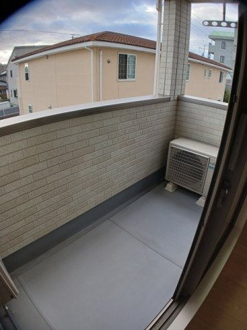 ツバキハイツのバルコニー