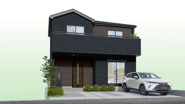 高知市桟橋通７期1棟　新築戸建の完成予想図