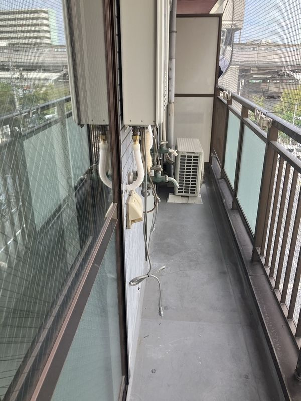 大国町池田マンションのバルコニー