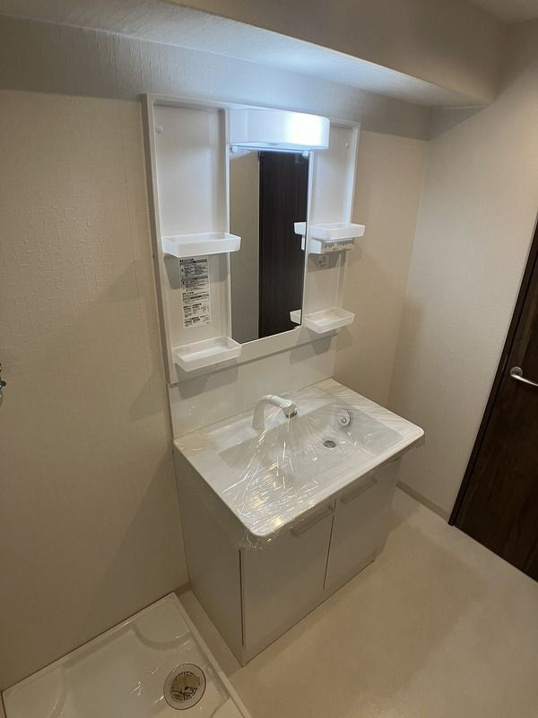 大国町池田マンションの洗面所