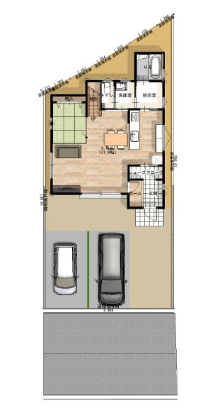 薊野東町の間取り|家族が自然と集まる和室＋広々LDKで、くつろぎ方が選べる暮らし