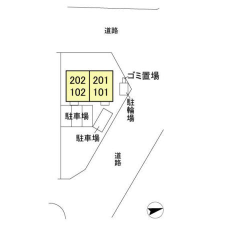 サンシャインパルの区画図