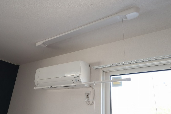 アルジャンの設備|エアコン・室内物干し付き