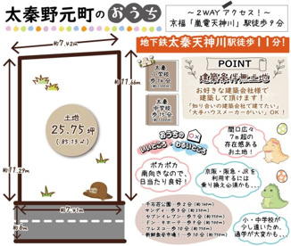太秦野元町　建築条件無土地の画像