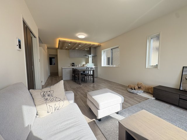 明石市魚住町金ヶ崎新築戸建３号棟の居間・リビング