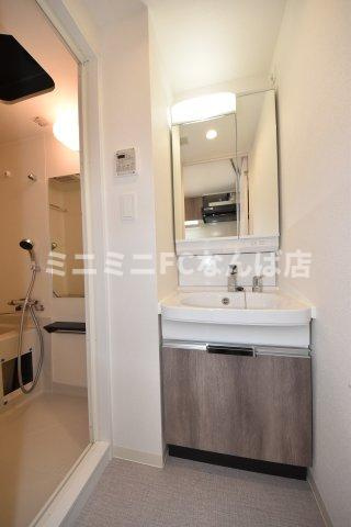 プレサンス大国町ラヴェニールの洗面所