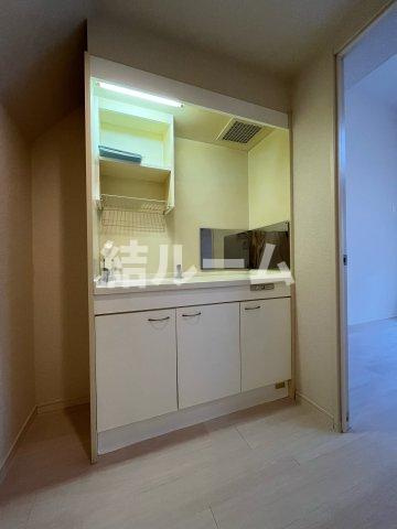 文京区大塚６丁目のアパートのキッチン