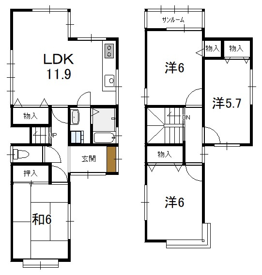 【間取り】の画像