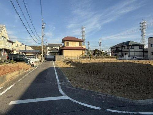 常滑市本郷町3丁目　全4区画　B号地の前面道路含む現地写真|R7.1.19撮影　前道4ｍ！