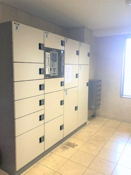 アルファステイツ旭駅前のその他共用部分|宅配ボックスも設置。ご不在でも荷物の受け取りが可能です。