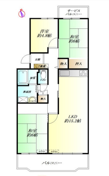 ニュー吹上サンハイツの間取り