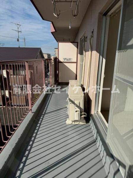 ニュー吹上サンハイツのバルコニー