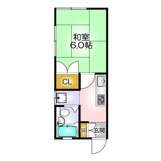 【間取り】 | 高取山町アパート