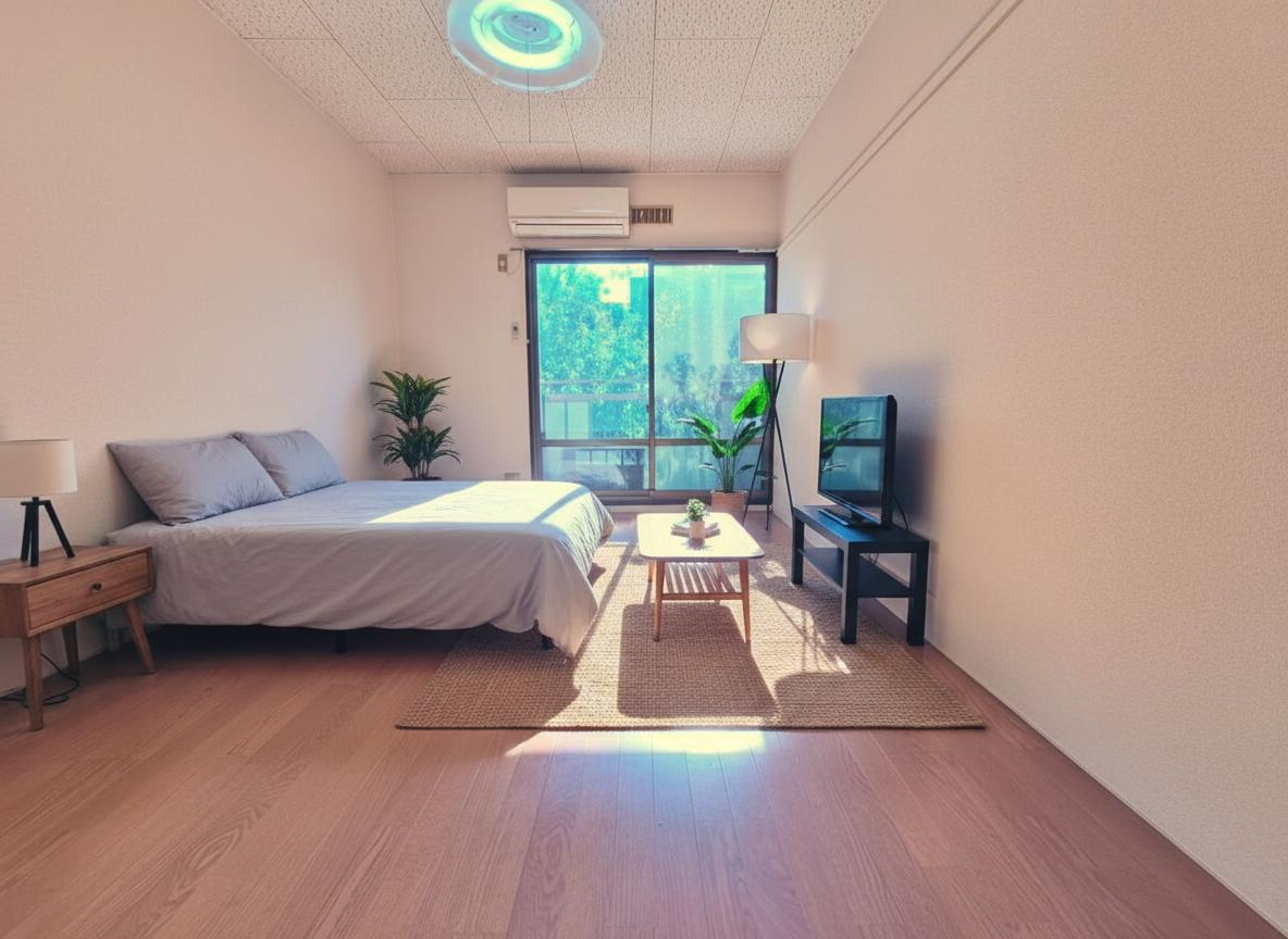 ラフォーレ・ドミの洋室|※CG家具の為実際は家具・家電は付きません。