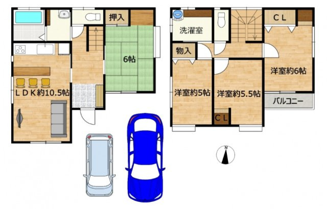 新潟市西区五十嵐二の町　中古戸建