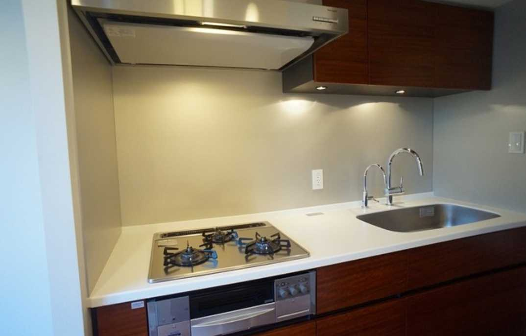 グランスイート二子玉川スタイルフォート　分譲賃貸　ウォークインクローゼット　ネット無料のキッチン