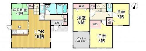 常滑市古場町4丁目の間取り|4LDK+WIC☆