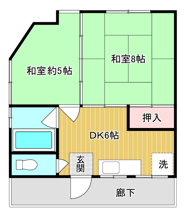 三木マンションの間取り