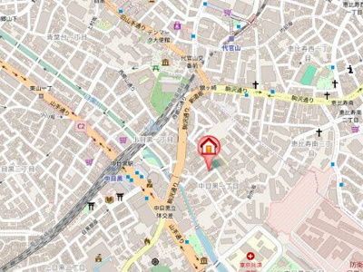 【地図】 | クラインベルク中目黒