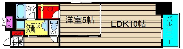 コンソラーレ桜川Vの間取り