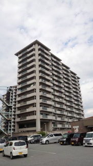 【外観パース】 | ネオハイツアメティ228 | 外観。総戸数228戸の大規模なマンションです。◎鍵は当社にあるのでスムーズに内覧出来ます