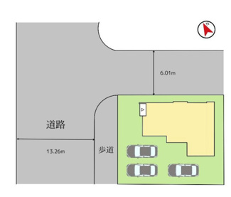 【区画図】 | LIGARE 寒河江市日田1期