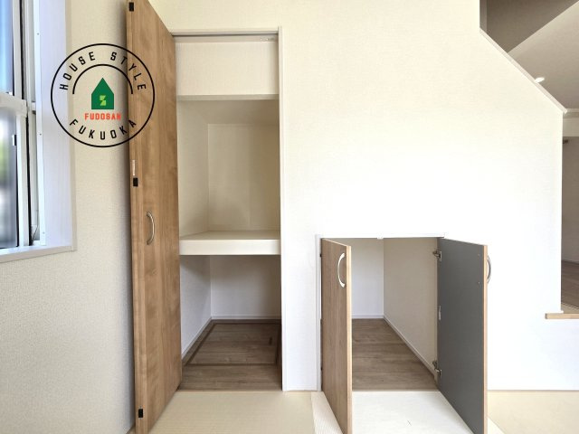 福岡市城南区七隈3丁目第1-3棟（1号棟）の内観：施工例|収納には困りません。