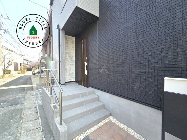 福岡市城南区七隈3丁目第1-3棟（1号棟）の外観：施工例|おでかけの時も帰った時も、「我が家」を最初に感じでもらえる素敵な空間に。