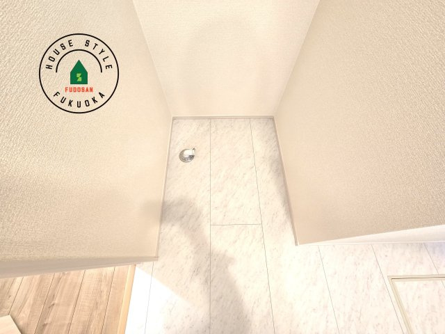 福岡市城南区七隈3丁目第1-3棟（1号棟）の内観：施工例|ランドリースペースとなります。広々して有効的にご使用できます。 