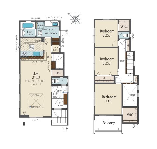 福岡市城南区七隈3丁目第1-3棟（3号棟）の区画図|配置図