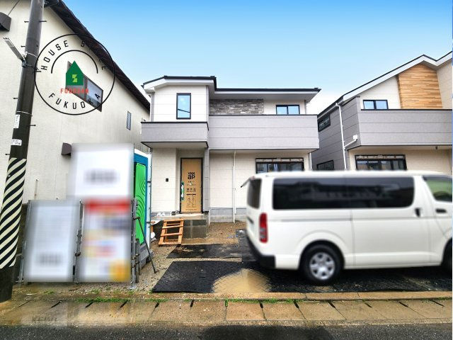 春日市須玖北5丁目第1-2棟（2号棟）の外観|デザイン性のある外観です。