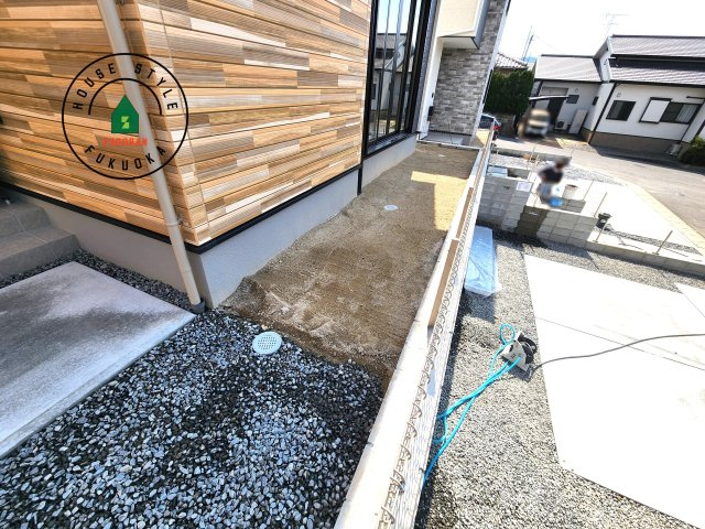 大野城市南ヶ丘2丁目第3-2棟（1号棟）の庭|お庭で自由な時間を過ごせます。