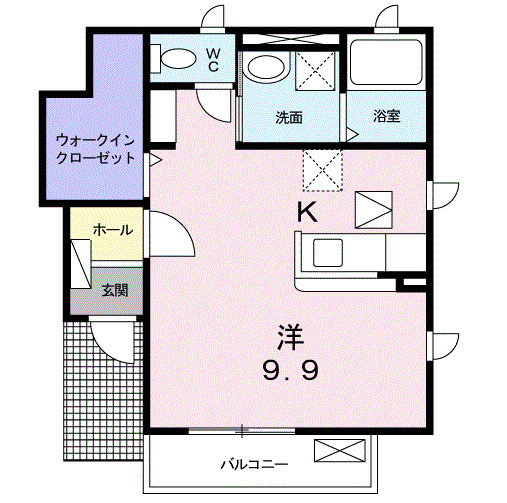 メゾンバルーンフラワーの間取り