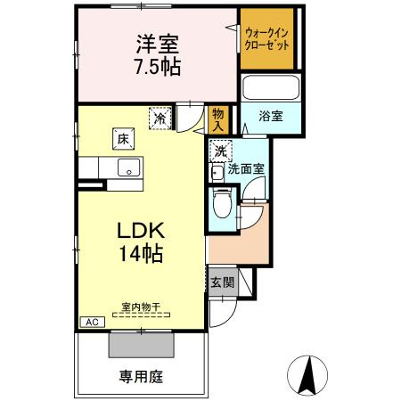 カメリアコートⅠの間取り