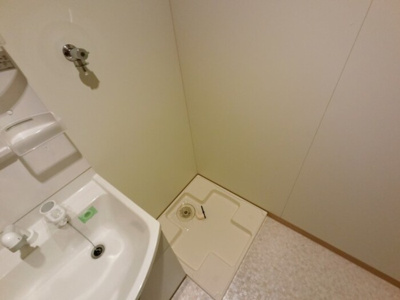 【洗面所】 | ハピネスヒルズ | 洗濯機置き場